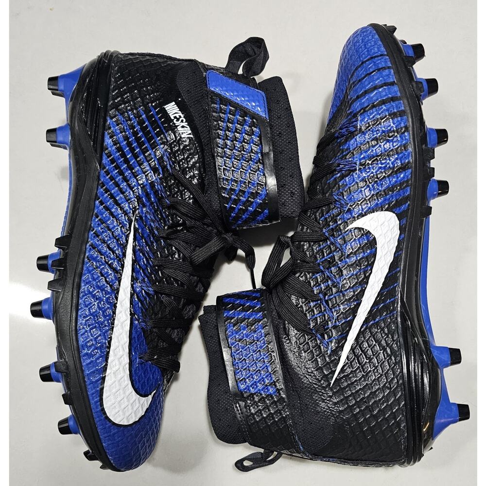 Nike HyperVenom Phatal 2 DF FG Soccer Cleats Men’s US 10.5 Blue Black 749922-014